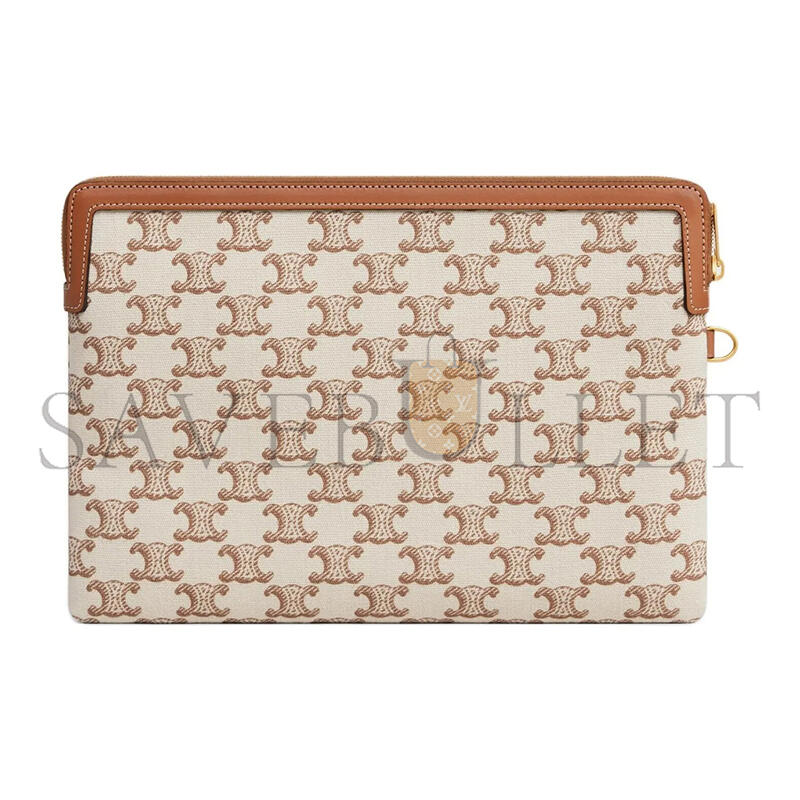 Ce1i*e small pouch with strap cuir triomphe 10j502fcu.01bc (25*17.5*1cm)